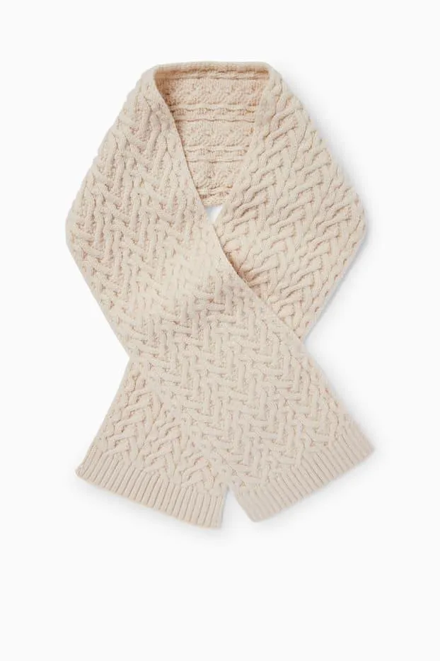 Sjaal - kabelpatroon