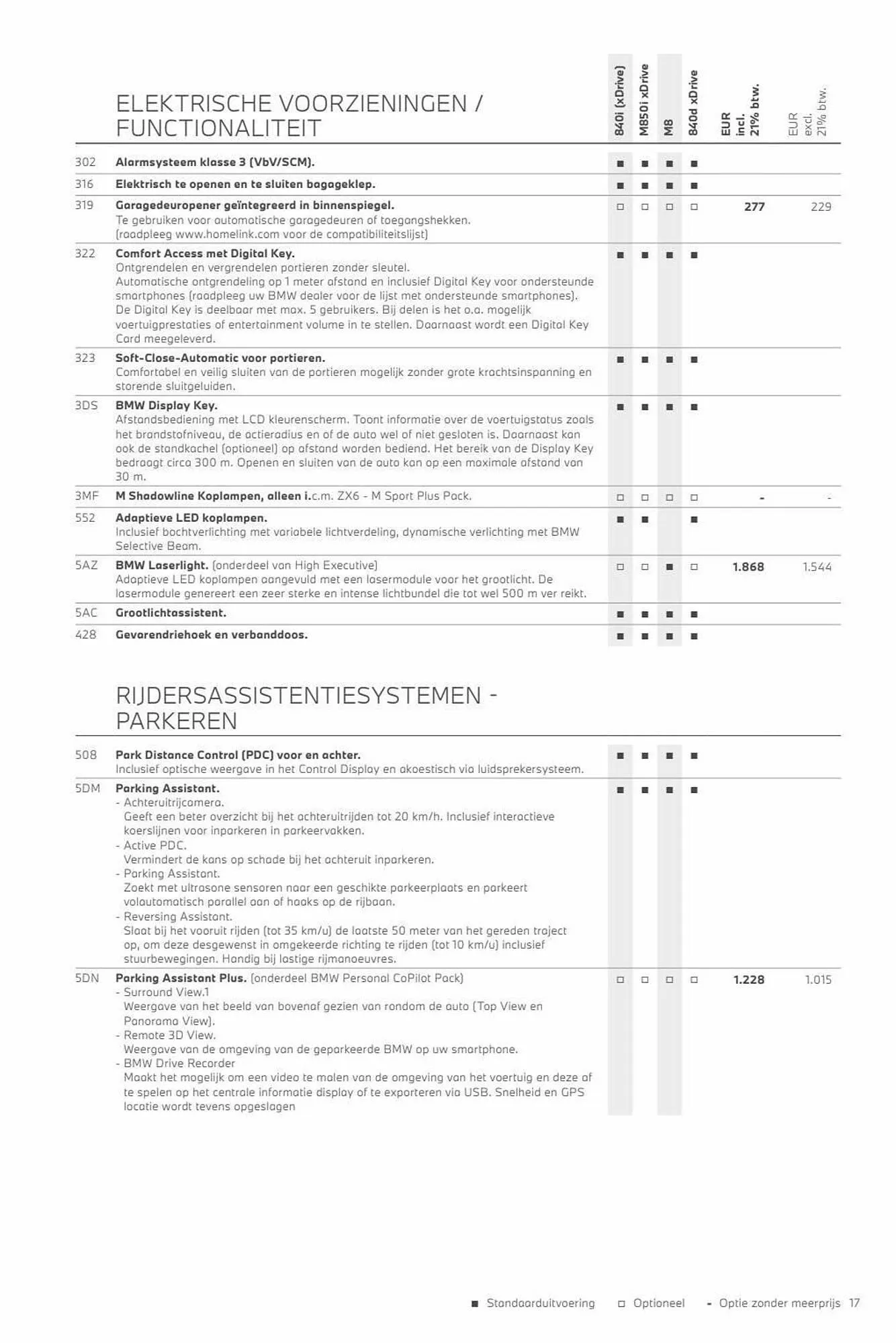 BMW folder - 8 Serie van 31 oktober tot 31 oktober 2023 - Folder pagina 17