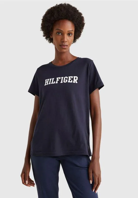 Tommy Hilfiger Underwear T-shirt met logoprint voor