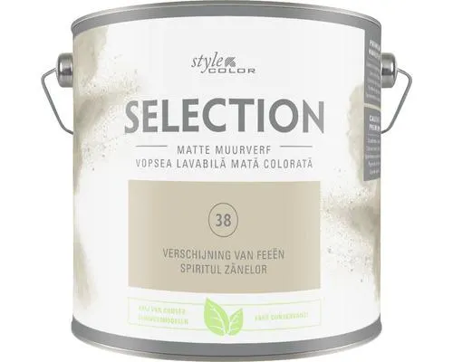 SELECTION StyleColor Muurverf kleur 38 Verschijning van feeën mat 2,5 l