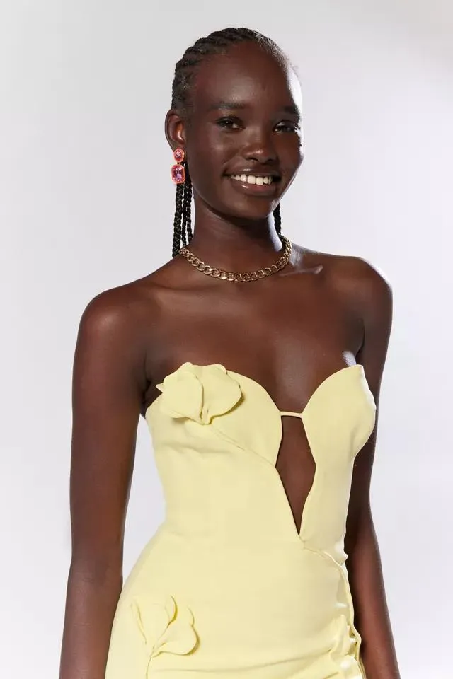 Bardot Eleni 3D Flower Mini Dress