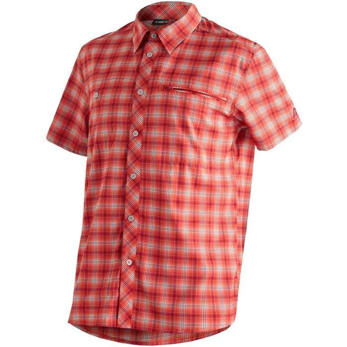 Maier Sports Kasen S/S overhemd heren red check