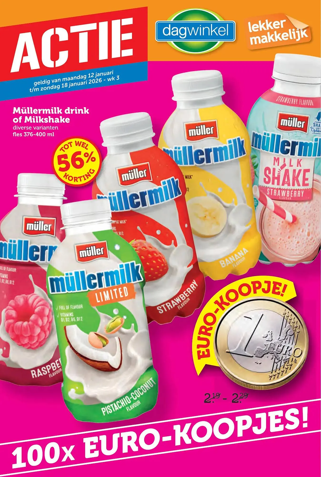 Dagwinkel folder van 12 januari tot 18 januari 2026 - Folder pagina 1