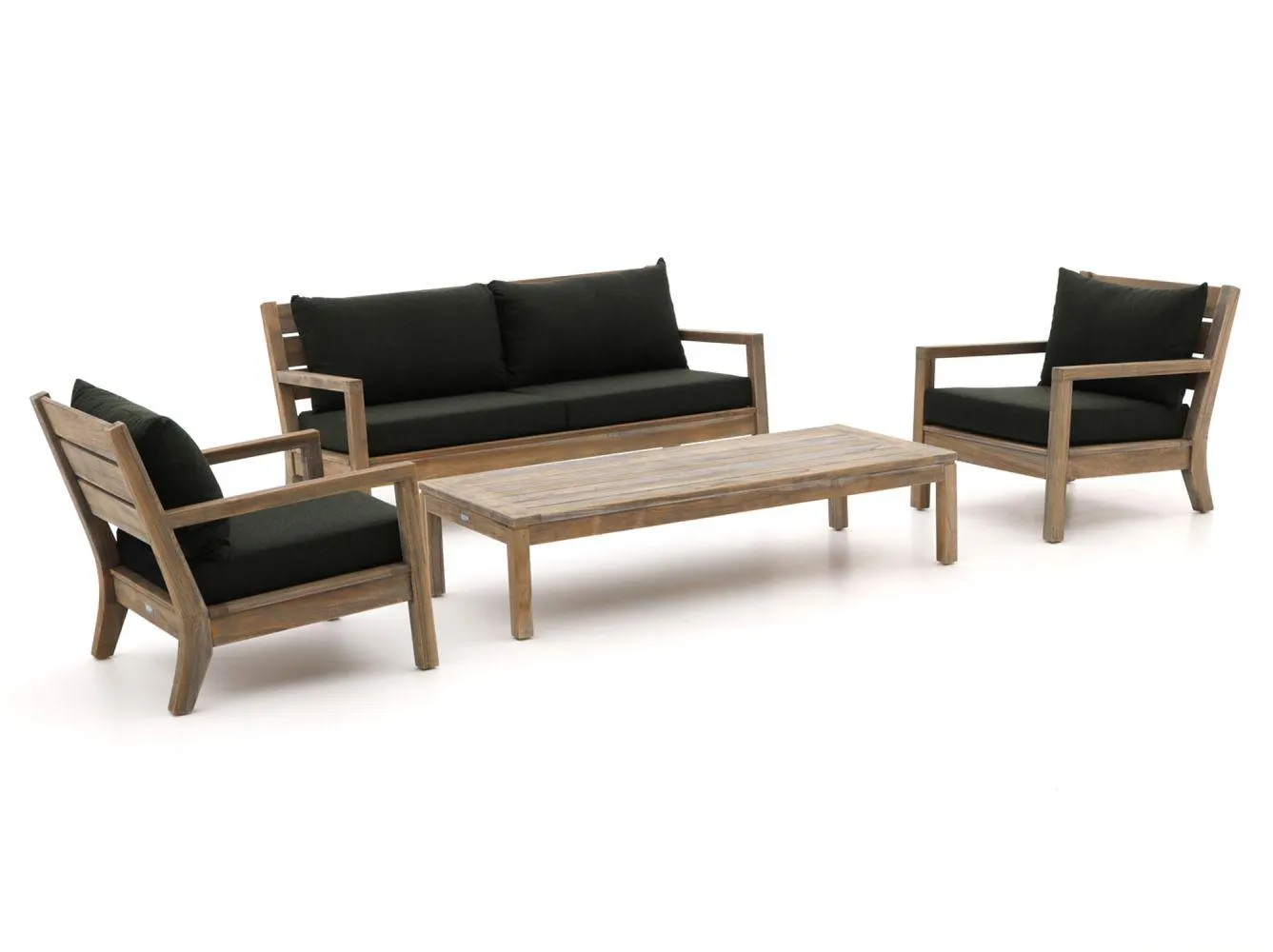 ROUGH Batang stoel-bank loungeset 4-delig