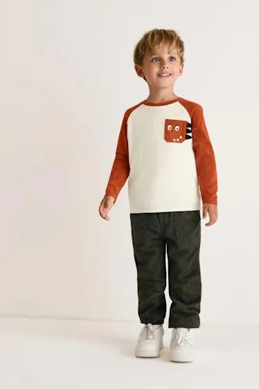 Multipack of 3 - dinosaur - long sleeve top