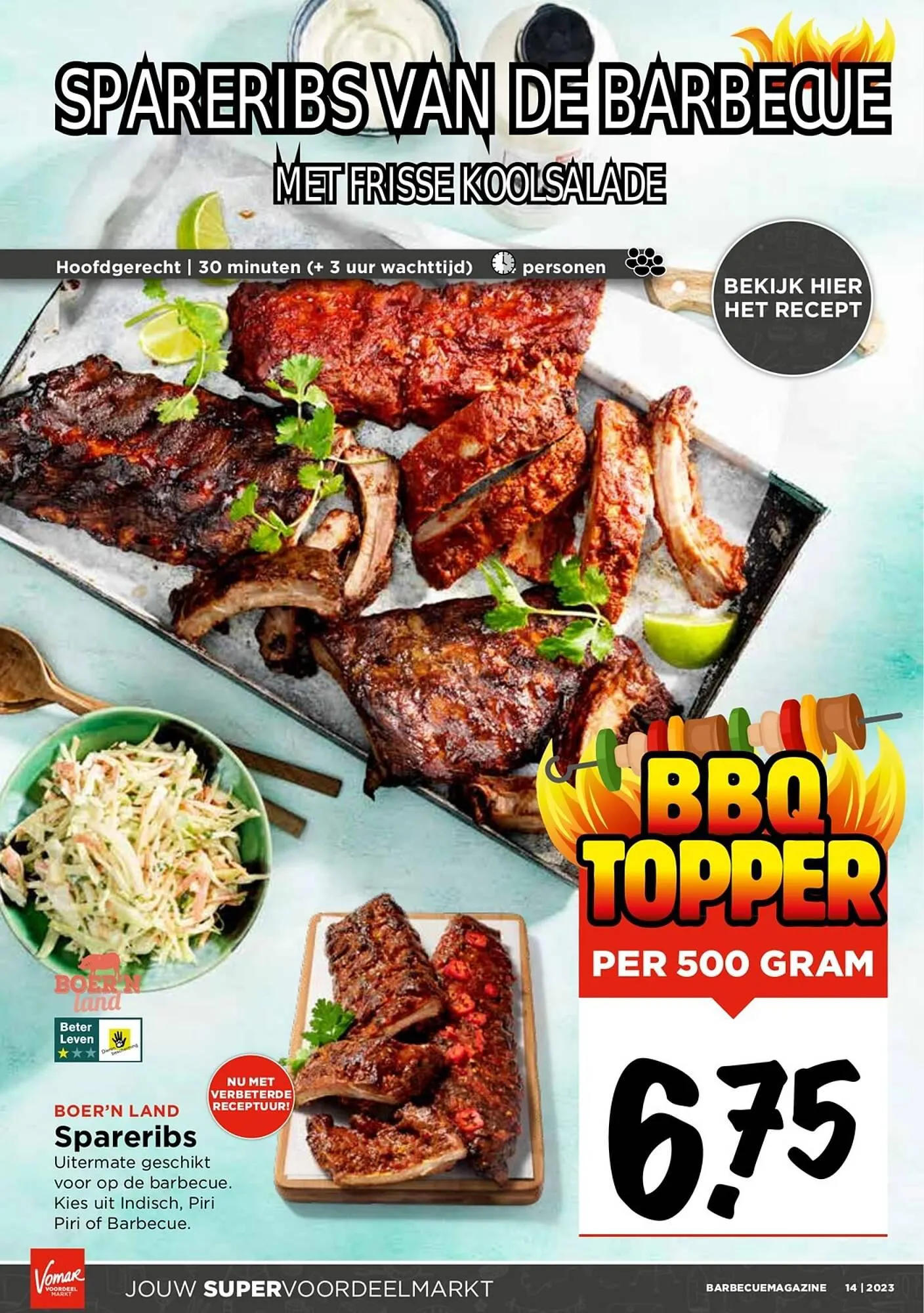 Vomar BBQ folder van 27 april tot 16 september 2023 - Folder pagina 14