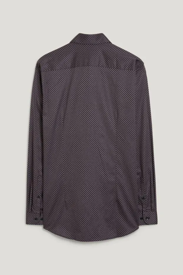 Business košile - slim fit - kent - snadné žehlení