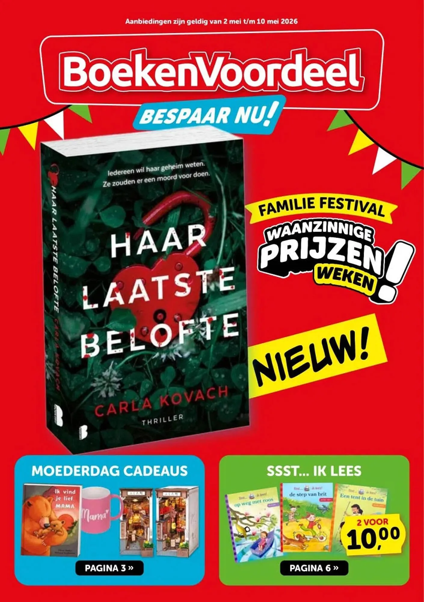 Boekenvoordeel folder van 2 mei tot 10 mei 2026 - Folder pagina 1