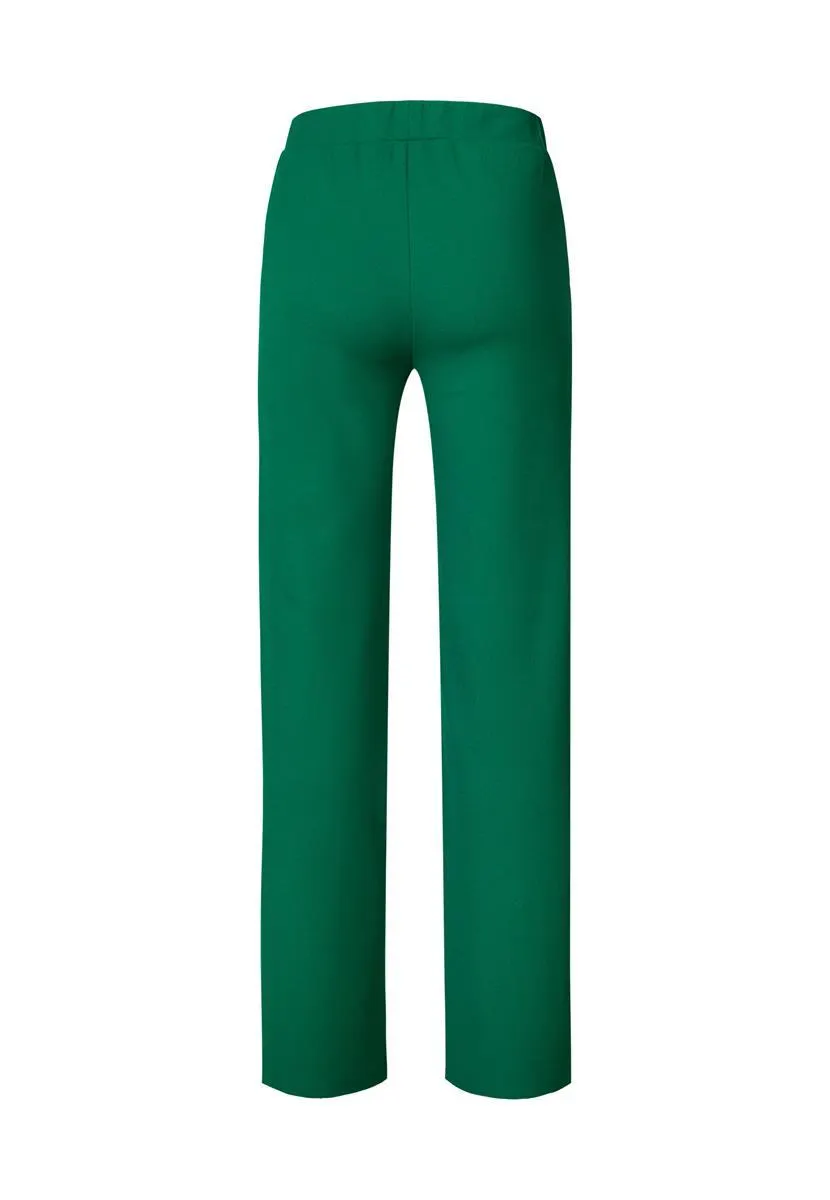 Broek wide leg groen 32"