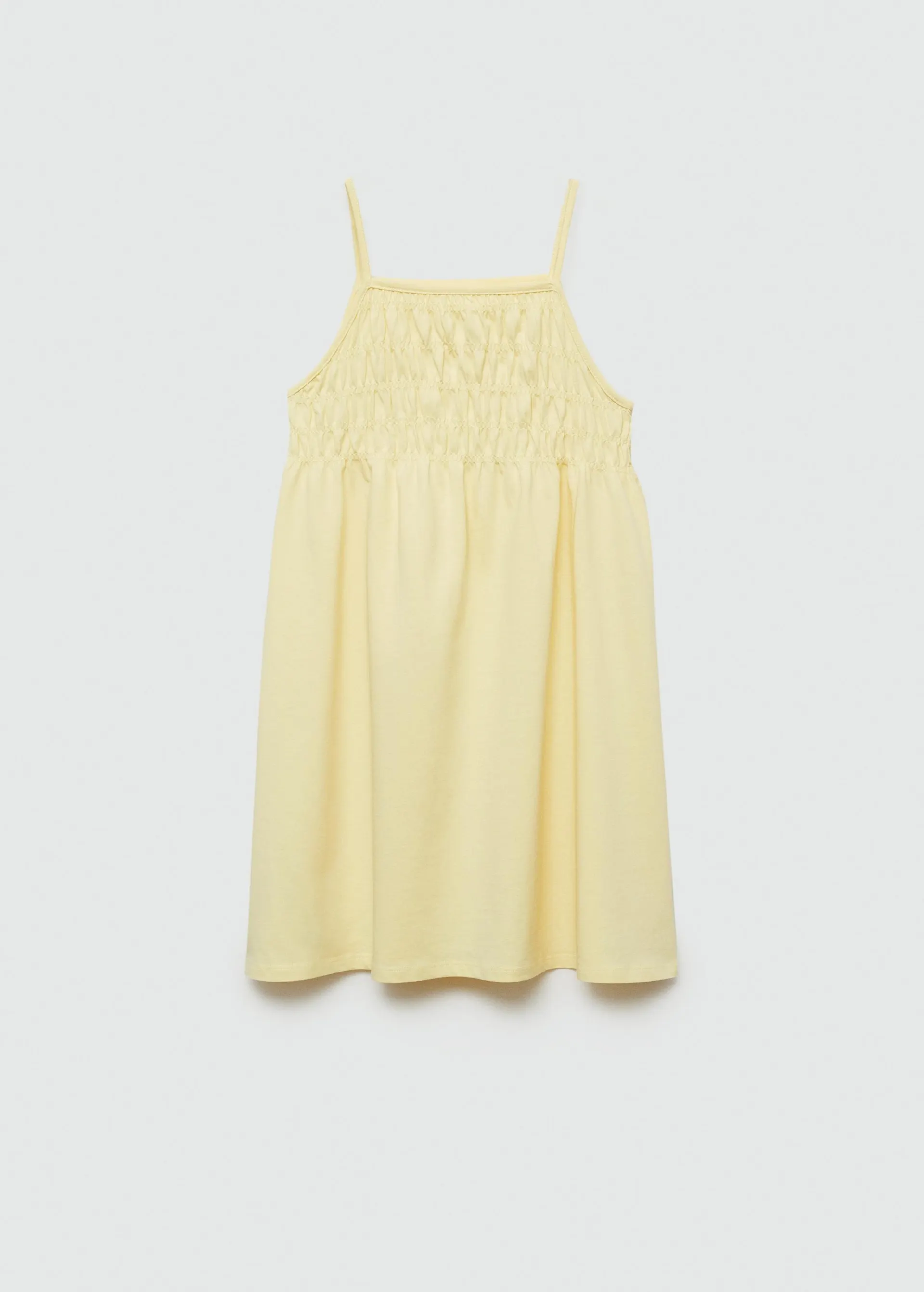 Jurk met gesmokte details