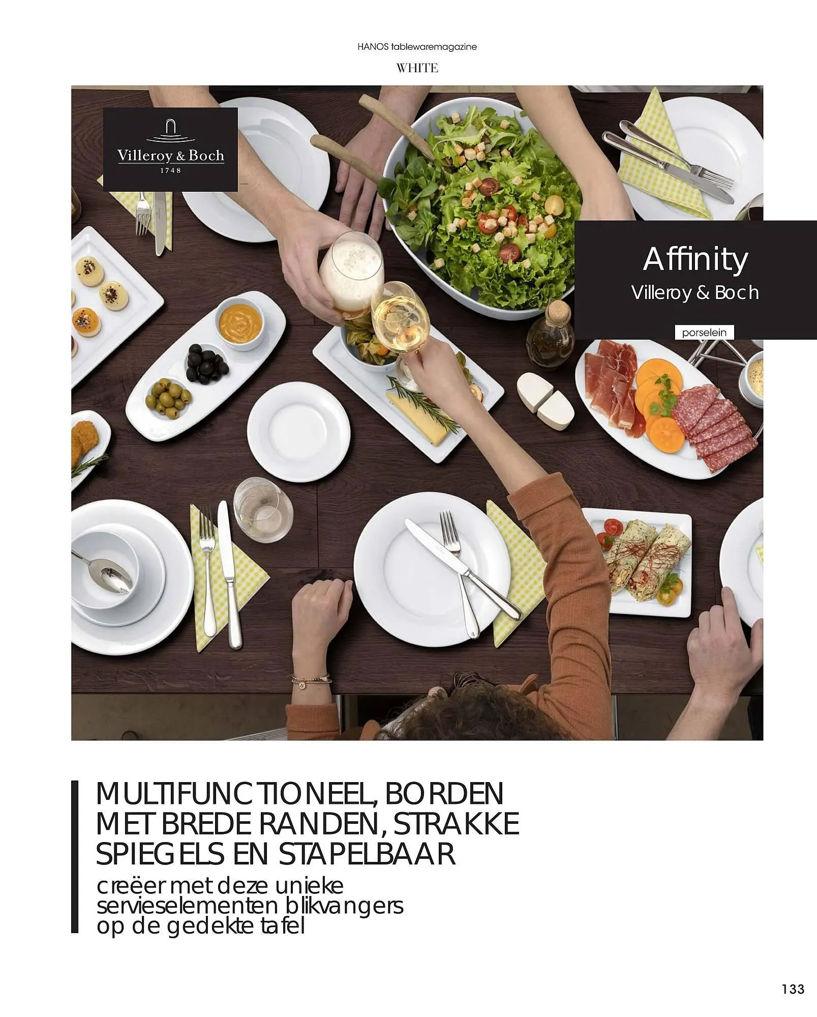 HANOS Tableware Magazine 2023-2024 van 1 januari tot 30 april 2024 - Folder pagina 133