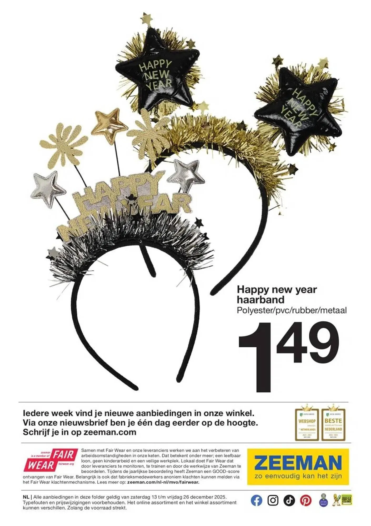 Zeeman folder van 13 december tot 26 december 2025 - Folder pagina 20