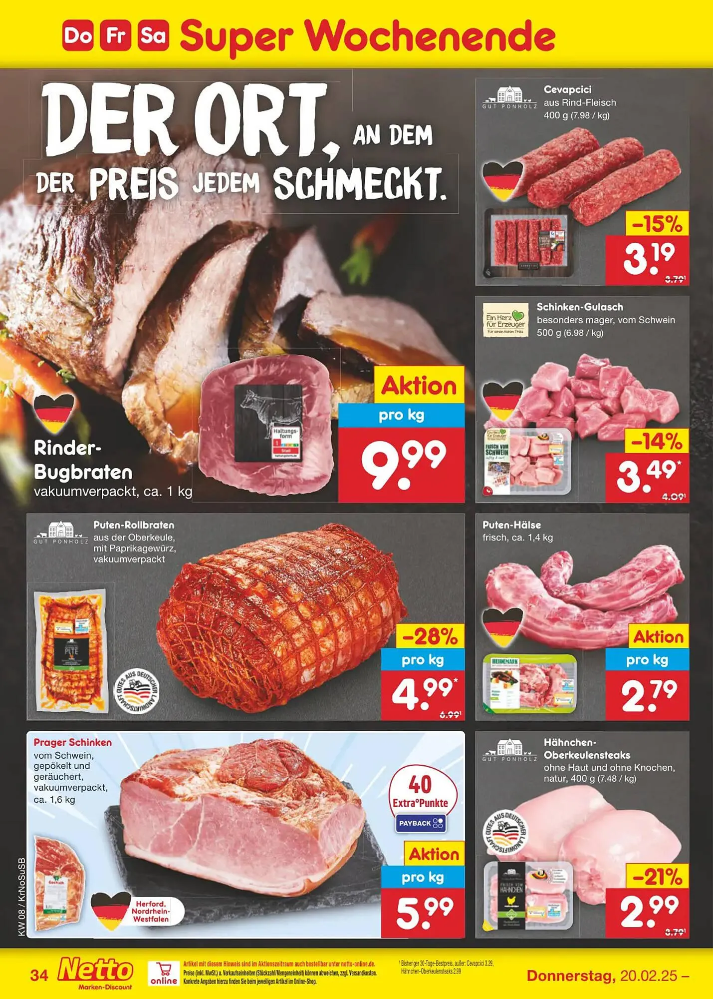 Netto Marken-Discount DE folder van 17 februari tot 22 februari 2025 - Folder pagina 54