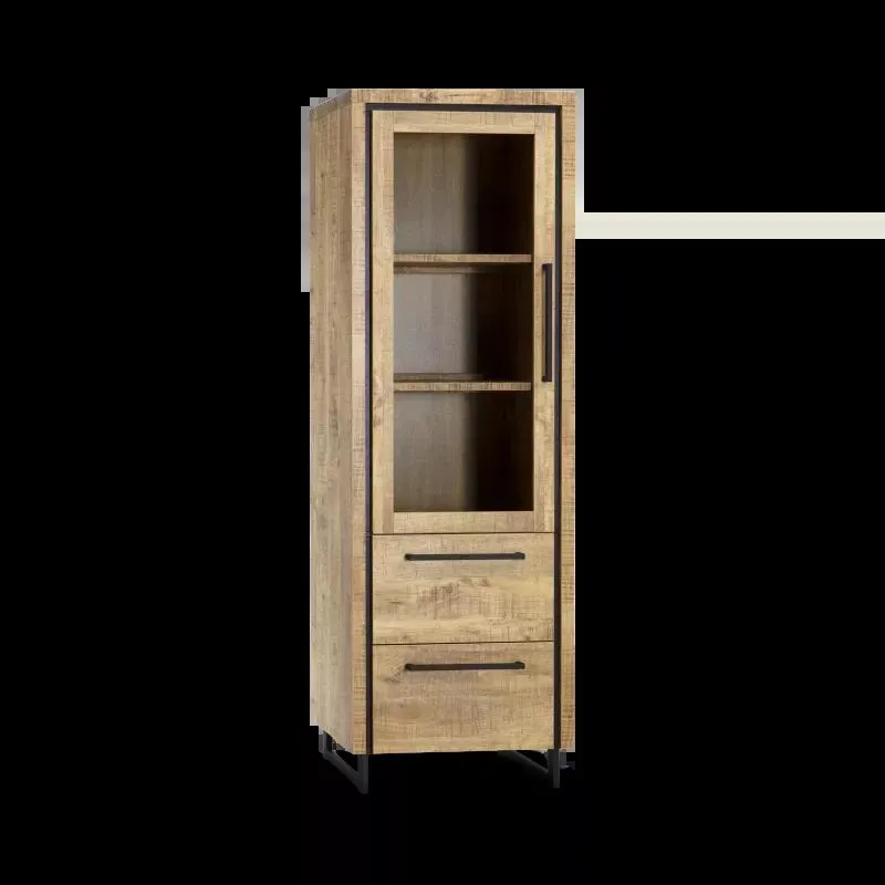 Vitrinekast (1 deur) Sheridan - Mango