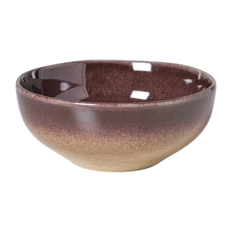 Schaaltje Olivia - bordeauxrood/beige - ø16.8x7 cm