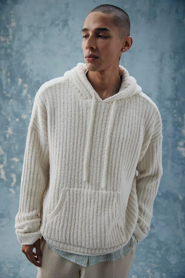 BDG Waterloo Ribbed Hoodie Sweater