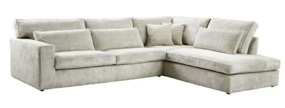 Hoekbank Famanti lichtgrijs