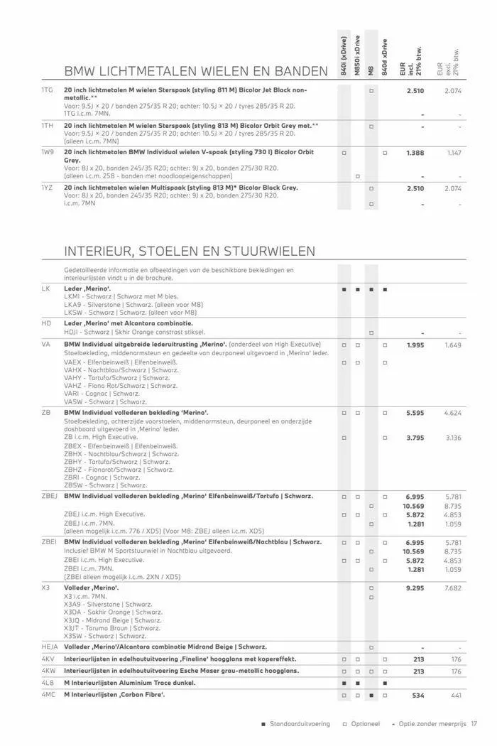 8-serie Coupé & Cabrio van 12 november tot 12 november 2024 - Folder pagina 17