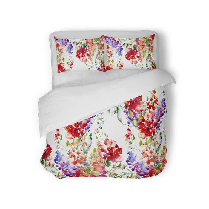 Elegance Dekbedovertrek Micropercal Ivy - multi