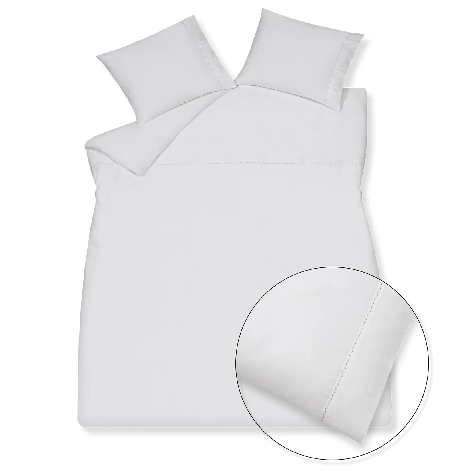 PURITY SORRENTO XL dekbedovertrekset | white