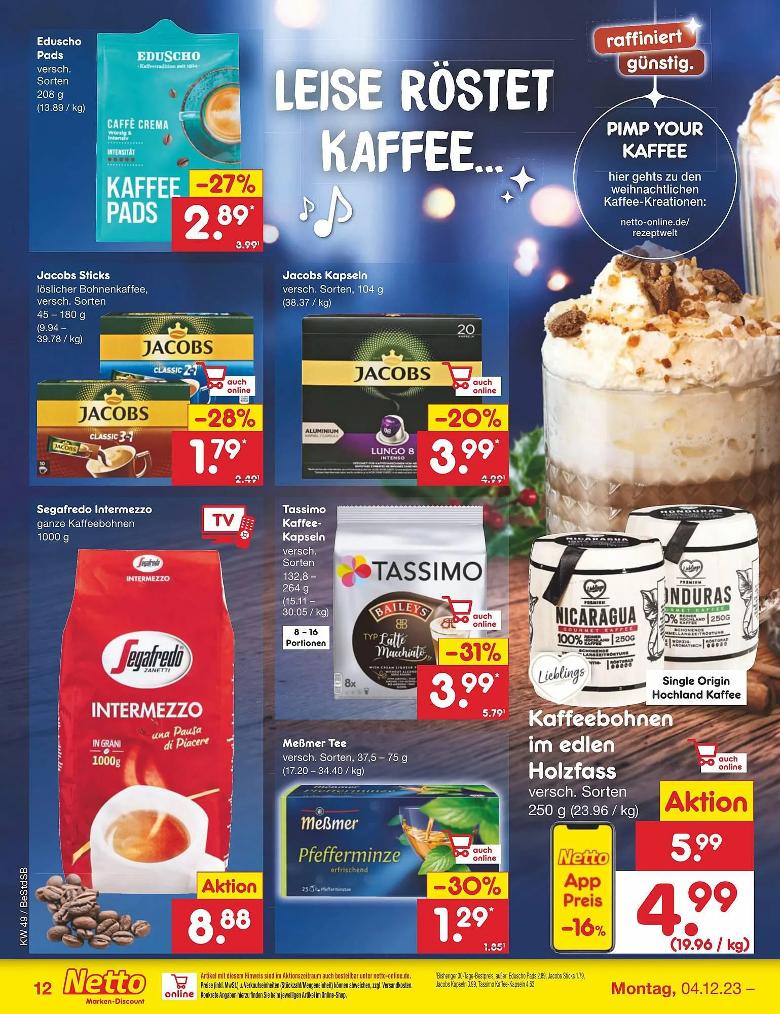 Netto Marken-Discount DE folder van 4 december tot 9 december 2023 - Folder pagina 12