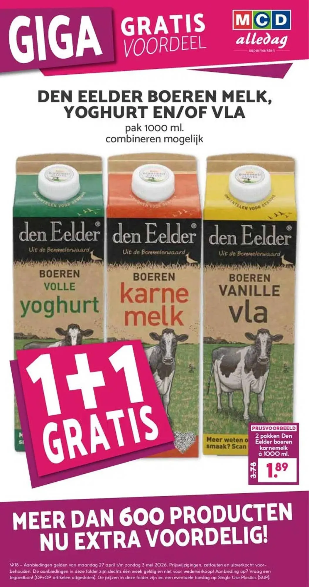 MCD Supermarkt folder van 27 april tot 3 mei 2026 - Folder pagina 1