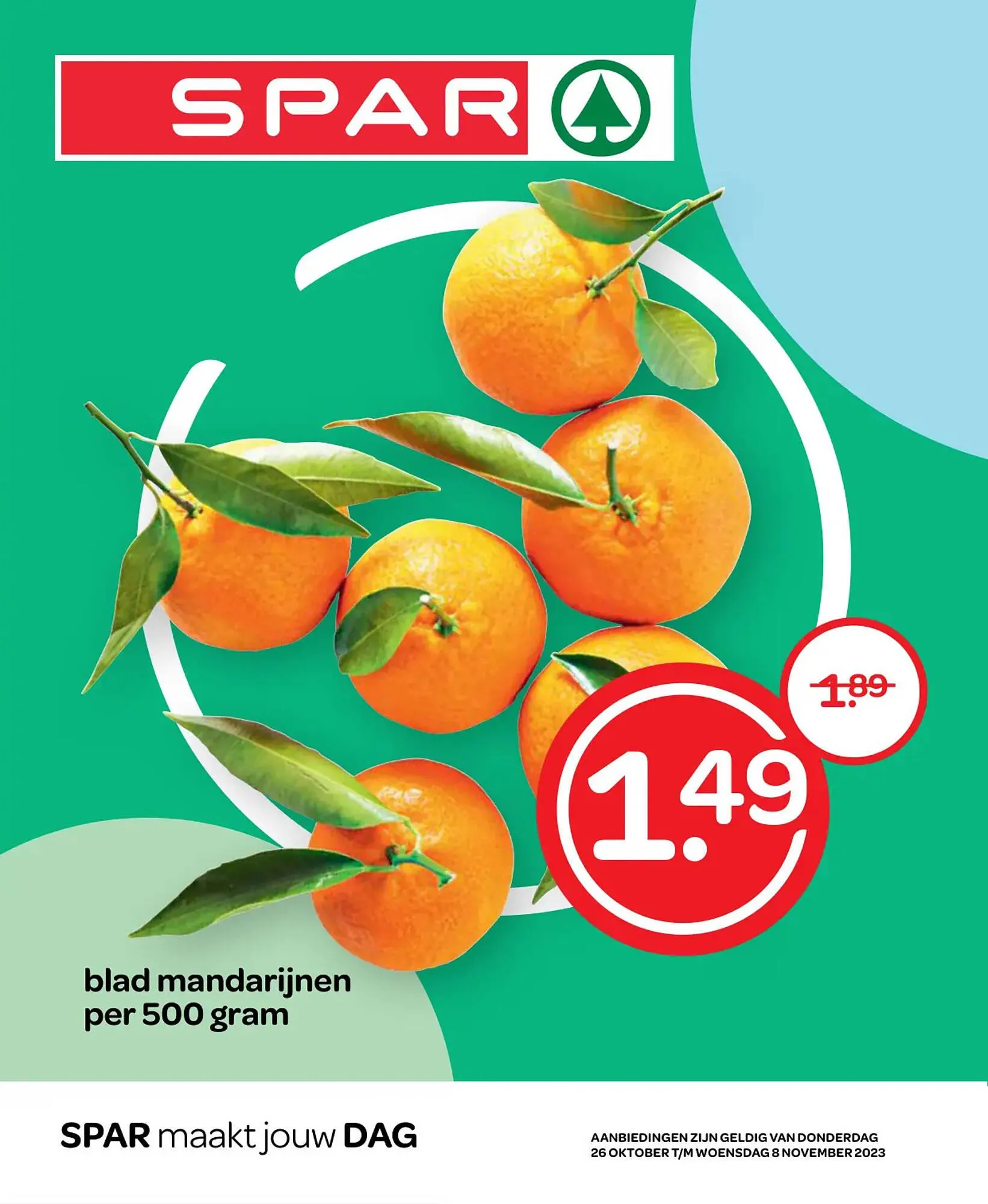 Spar folder van 26 oktober tot 8 november 2023 - Folder pagina 1
