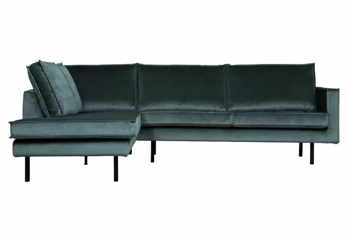 Hoekbank Rodeo Links Velvet Petrol