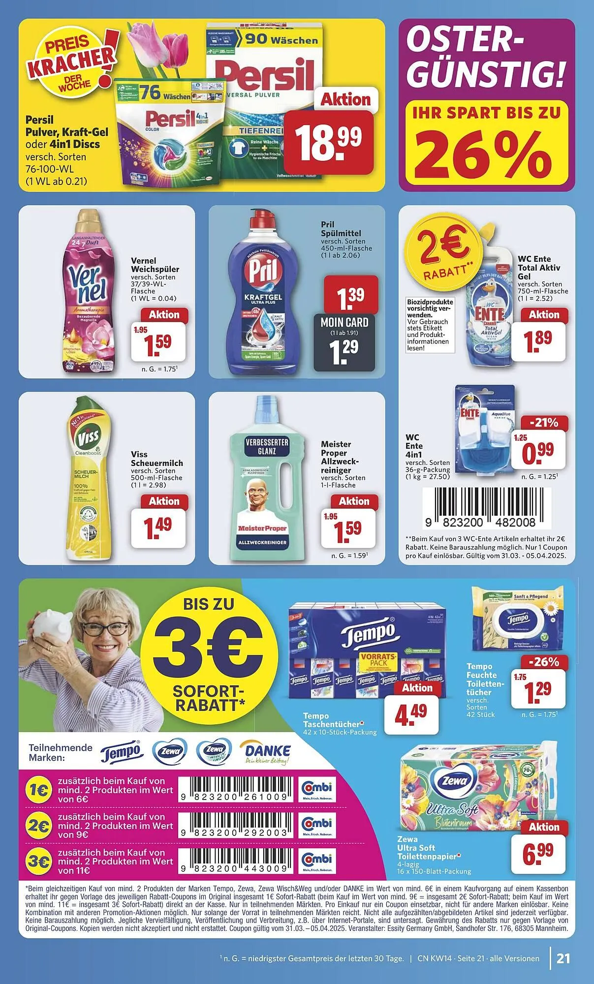 Combi Markt DE folder van 31 maart tot 5 april 2025 - Folder pagina 26