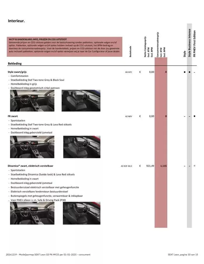 SEAT Leon van 4 januari tot 4 januari 2026 - Folder pagina 10