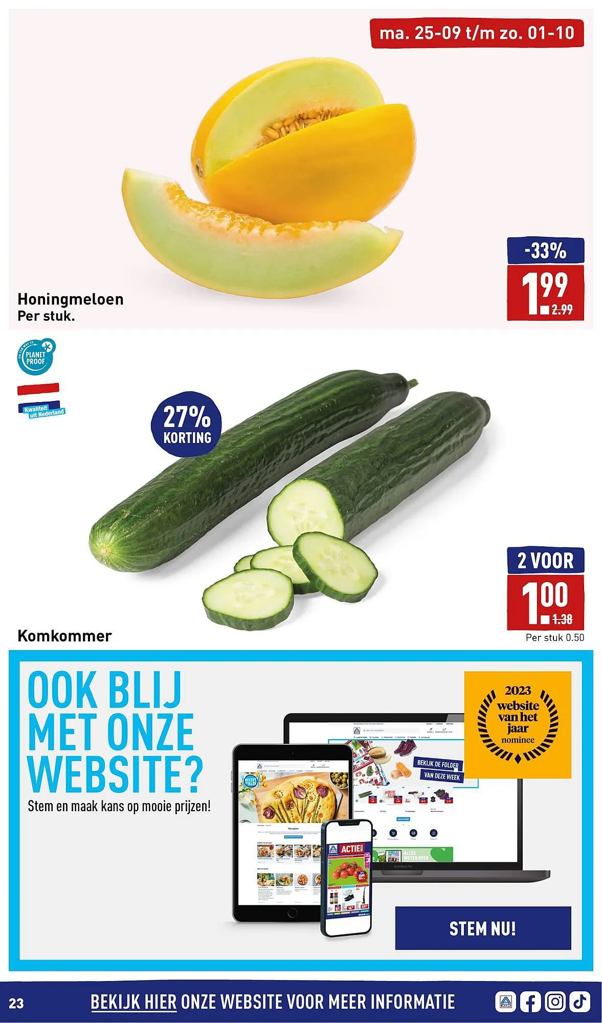 ALDI folder van 25 september tot 1 oktober 2023 - Folder pagina 23