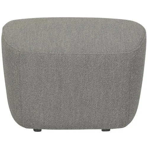 vtwonen hocker Lofty - Bouclé - Grijs - 41x62x48