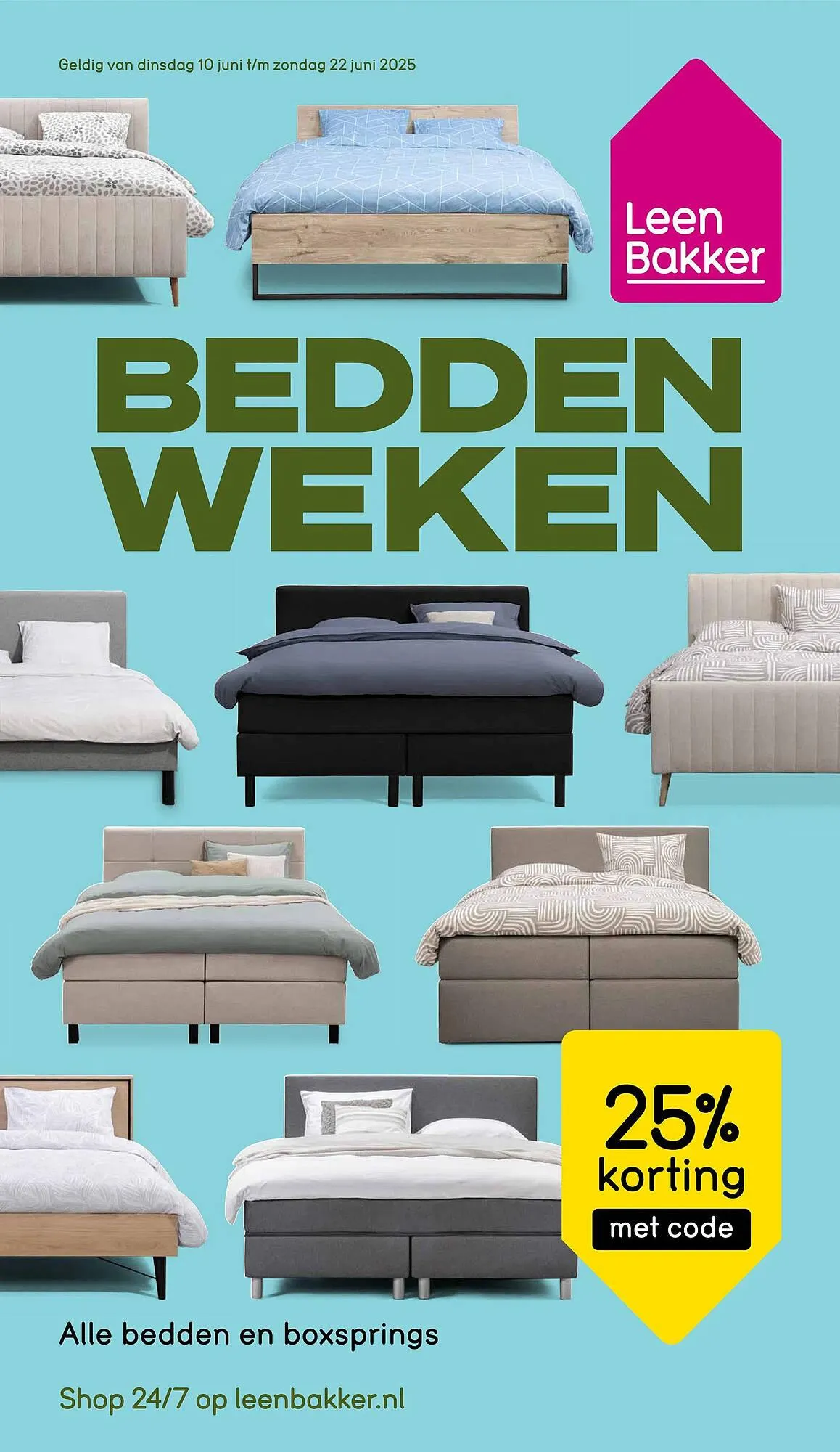 Leen Bakker folder van 10 juni tot 22 juni 2025 - Folder pagina 1