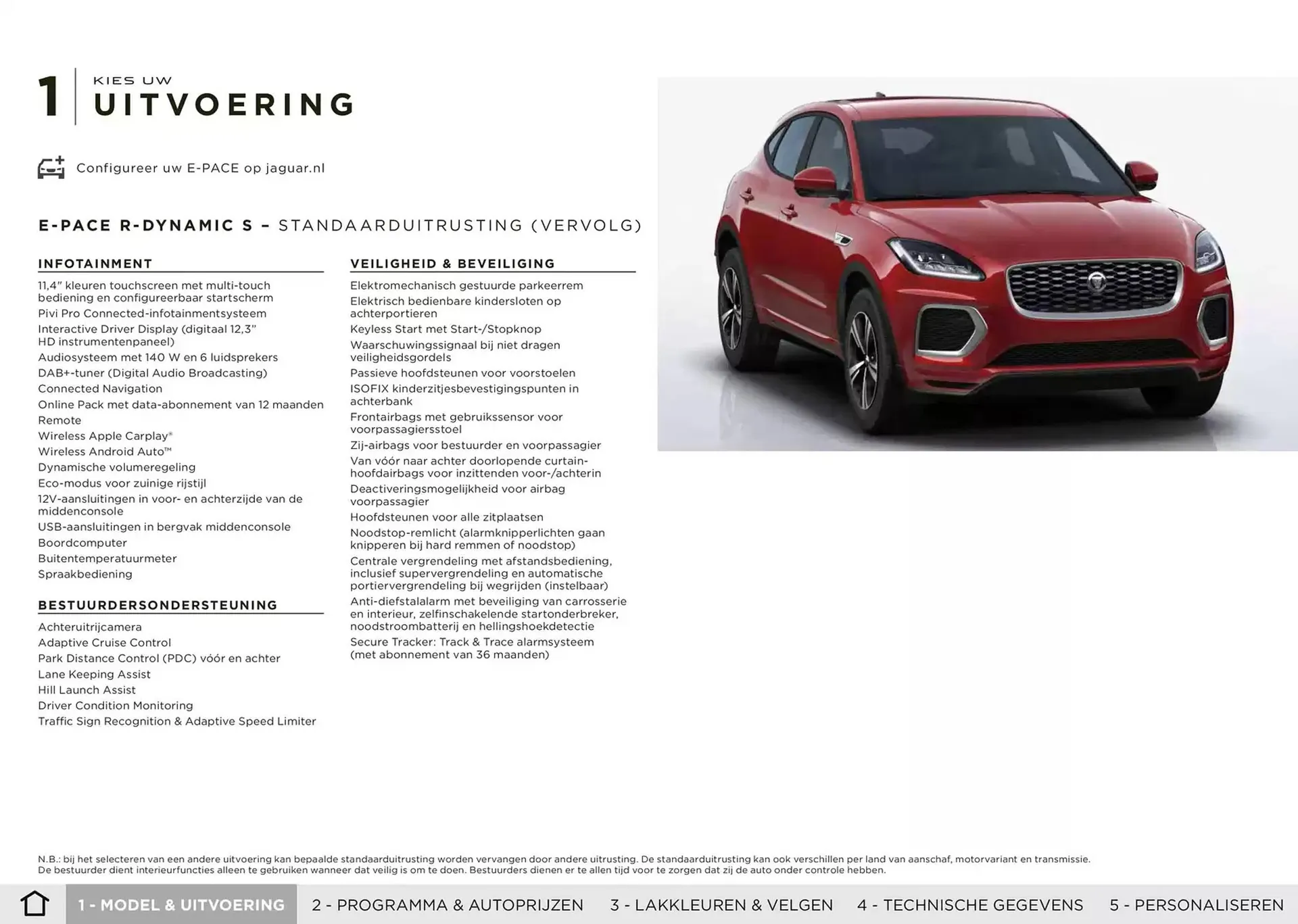 Jaguar folder van 20 november tot 30 juni 2025 - Folder pagina 5