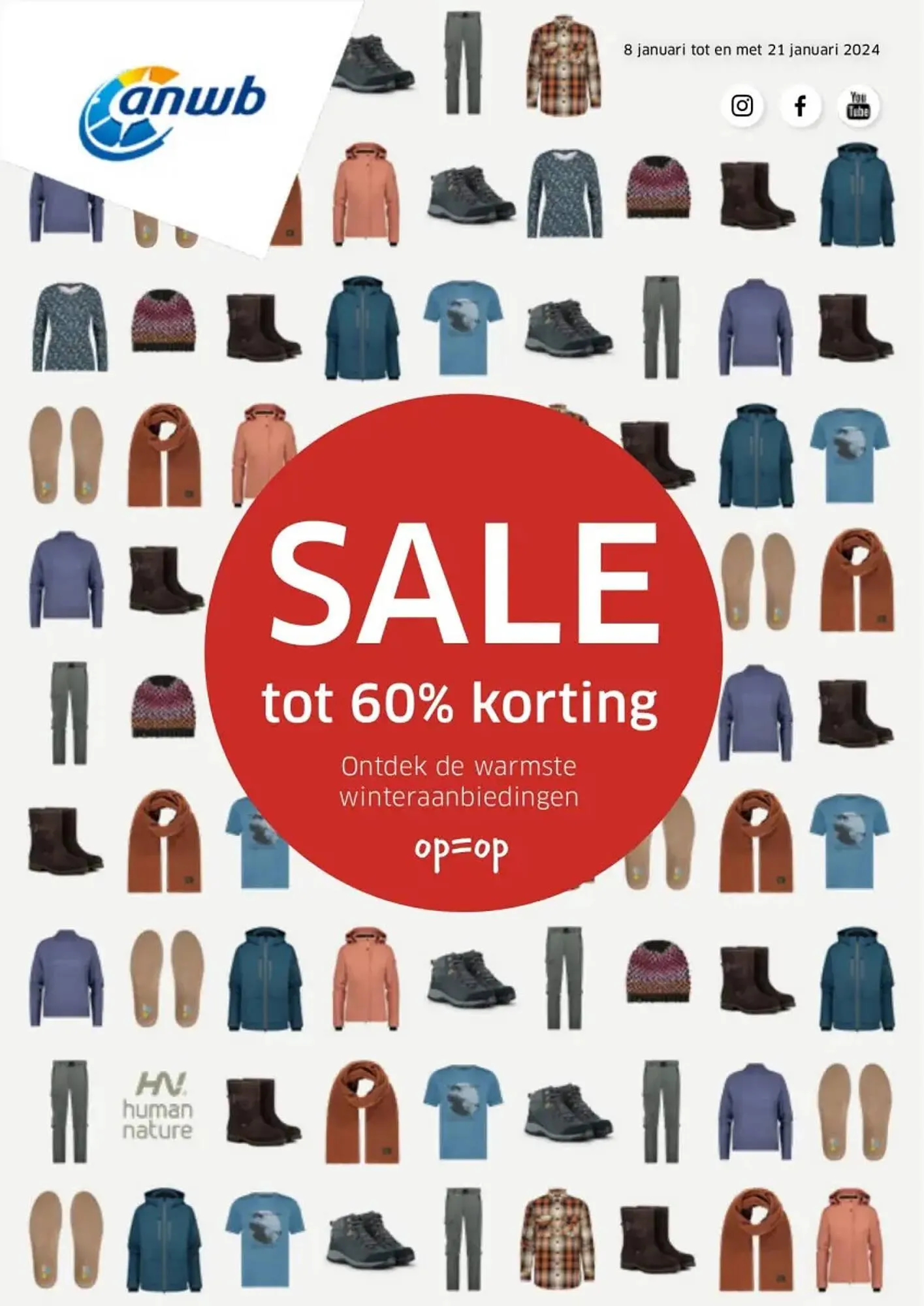 ANWB folder van 8 januari tot 21 januari 2024 - Folder pagina