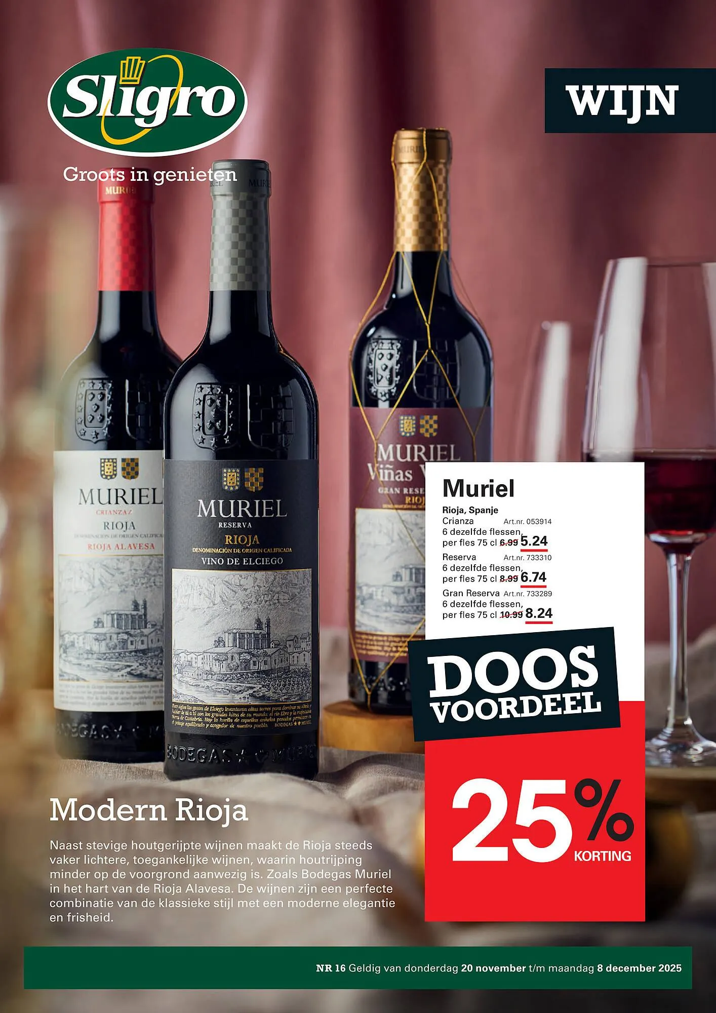 Sligro folder van 20 november tot 8 december 2025 - Folder pagina 1
