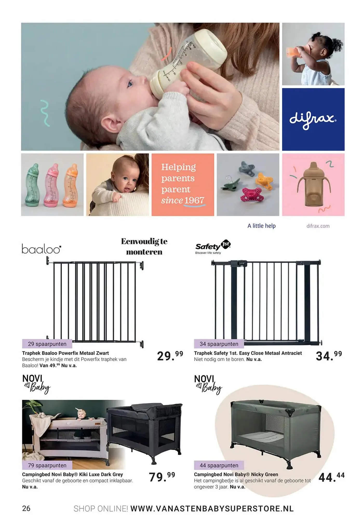 Van Asten BabySuperstore folder van 26 oktober tot 21 januari 2024 - Folder pagina 26
