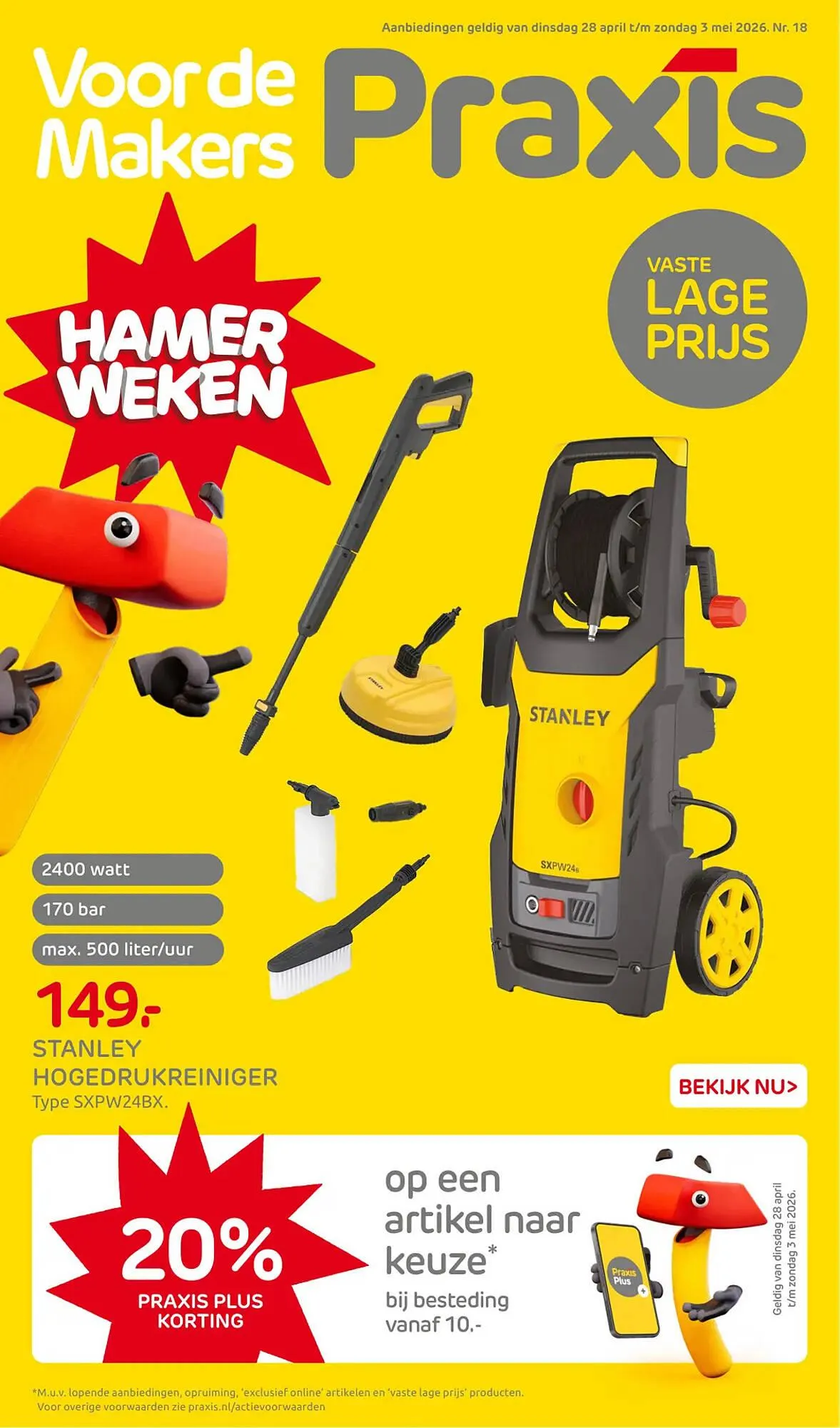 Praxis folder van 28 april tot 3 mei 2026 - Folder pagina 1