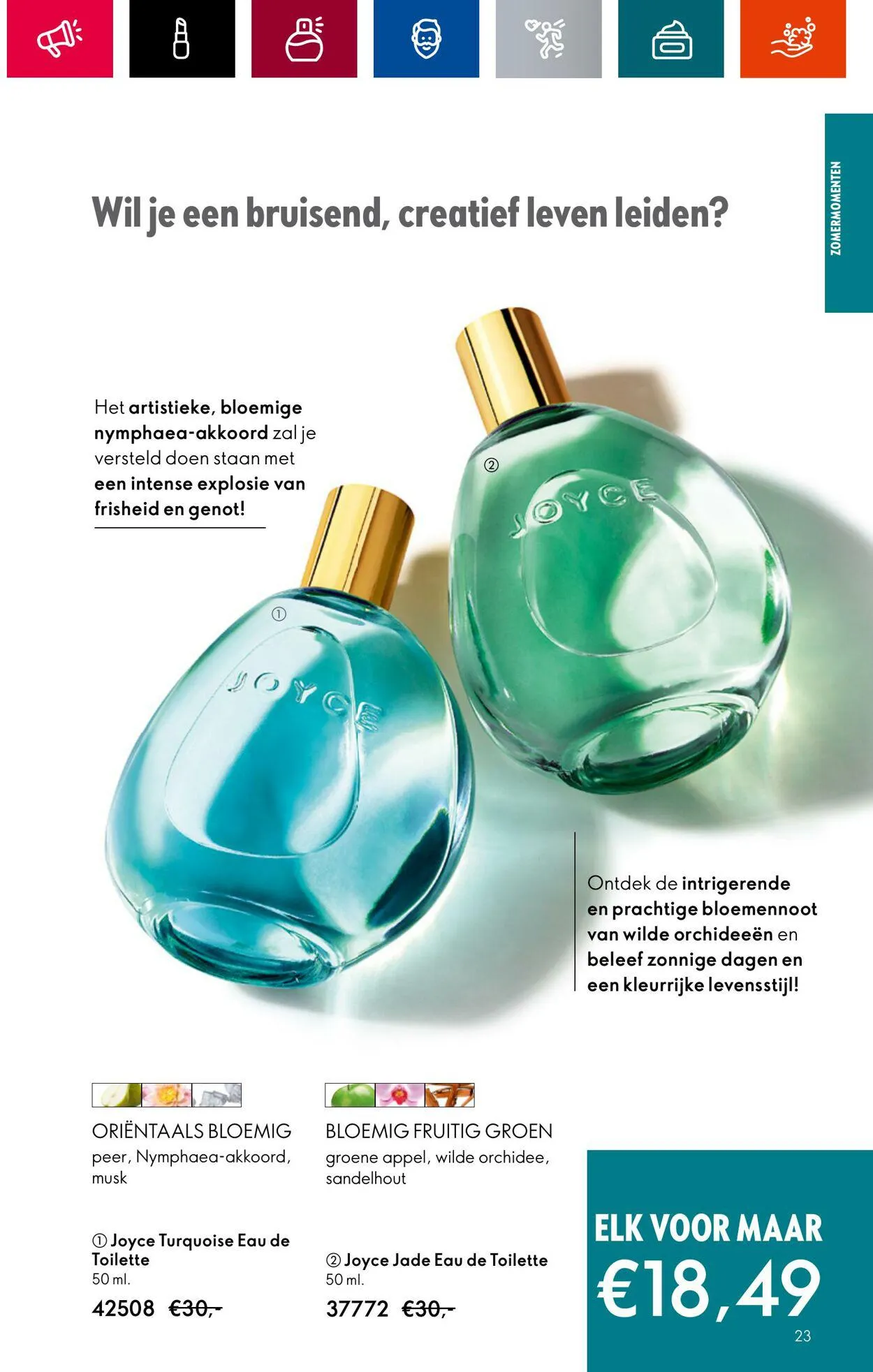 Oriflame Actuele folder van 28 juni tot 18 juli 2023 - Folder pagina 23