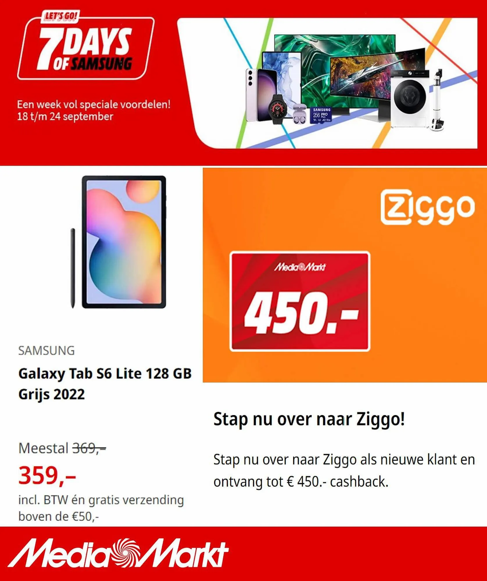 MediaMarkt folder van 18 september tot 24 september 2023 - Folder pagina 1