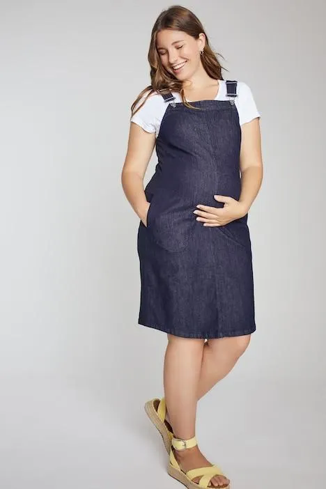 Bellieva tuinjurk, A-lijn, zwangerschapsjurk, GOTS