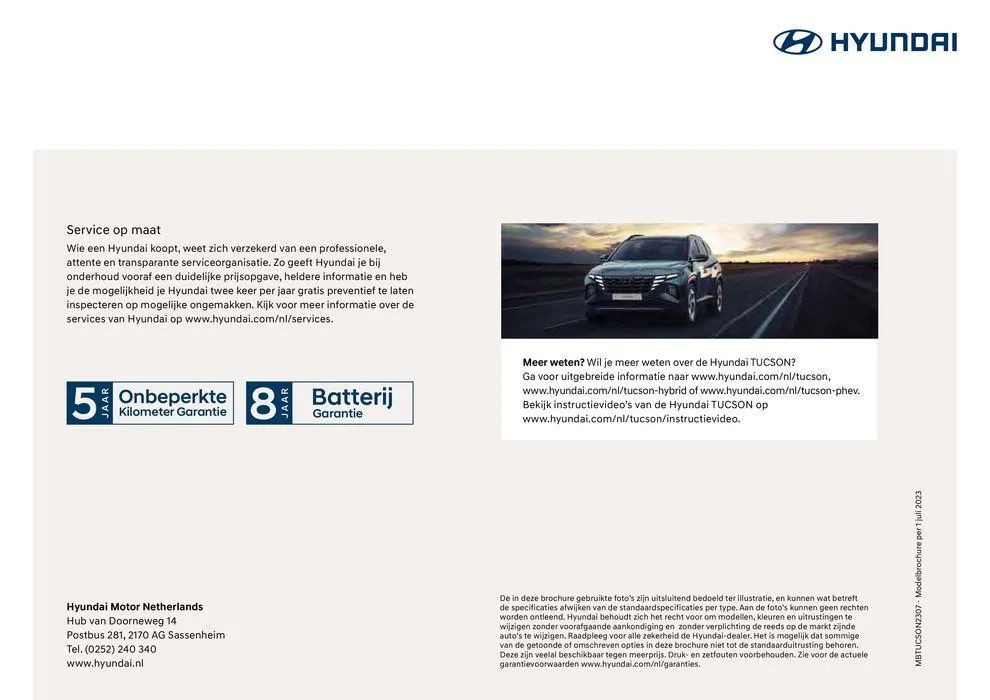 Hyundai Hyundai TUCSON van 8 augustus tot 8 augustus 2024 - Folder pagina 40