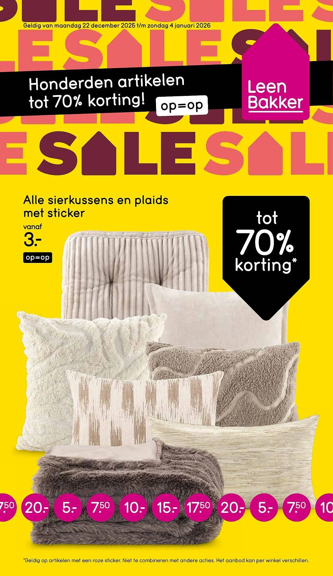 Leen Bakker folder van 22 december tot 28 december 2025 - Folder pagina 1