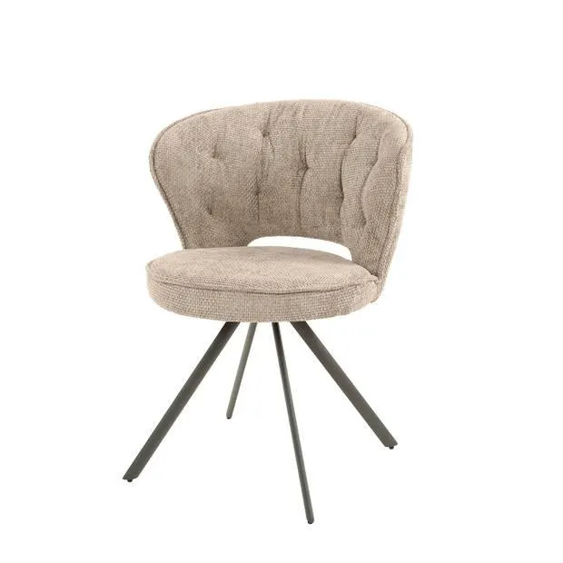Mariam eetkamerstoel - taupe