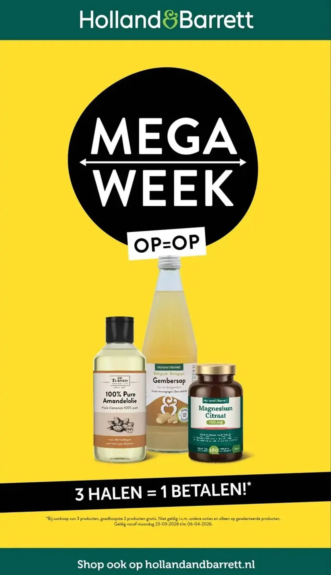 Holland & Barrett folder van 23 maart tot 29 maart 2026 - Folder pagina 1