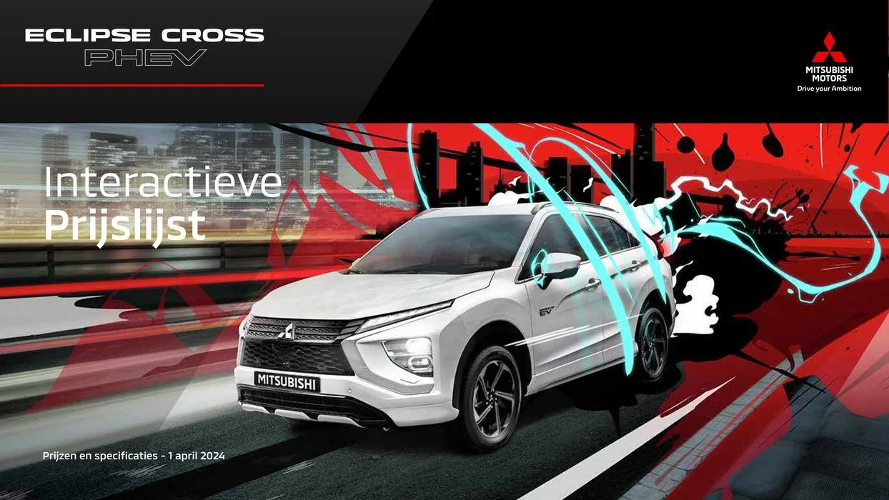 Mitsubishi Eclipse Cross Phev van 24 april tot 24 april 2025 - Folder pagina 1