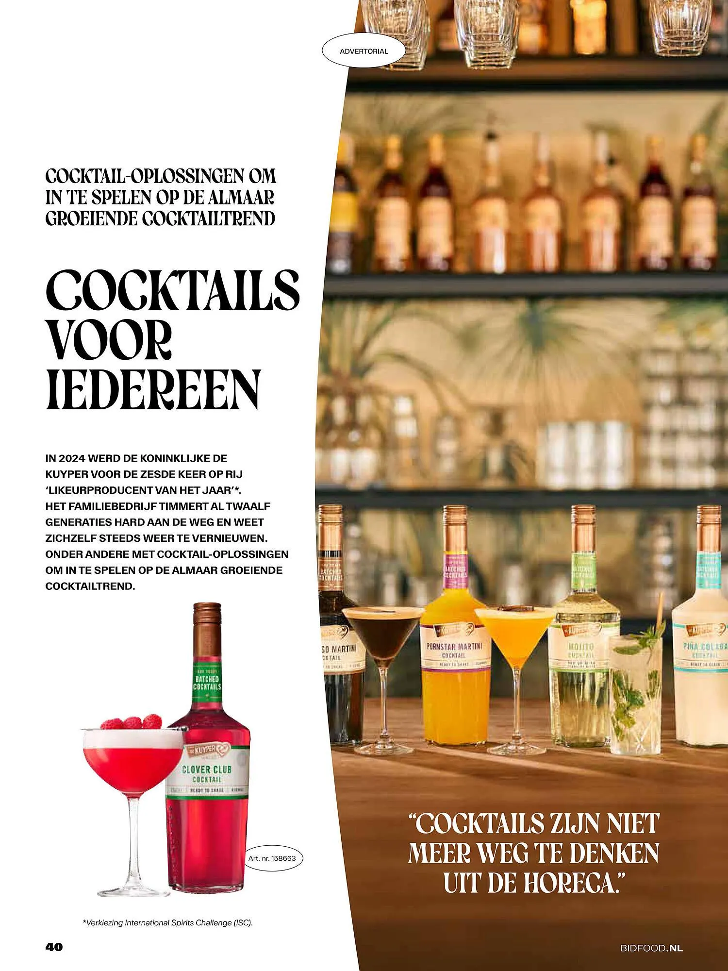 Bidfood folder van 1 mei tot 31 augustus 2025 - Folder pagina 40