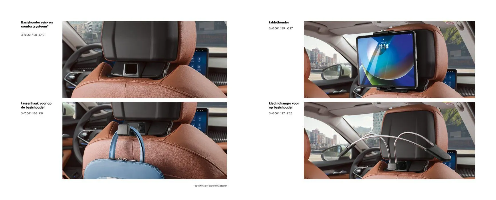 Škoda Superb accessoires brochure van 2 augustus tot 2 augustus 2025 - Folder pagina 14