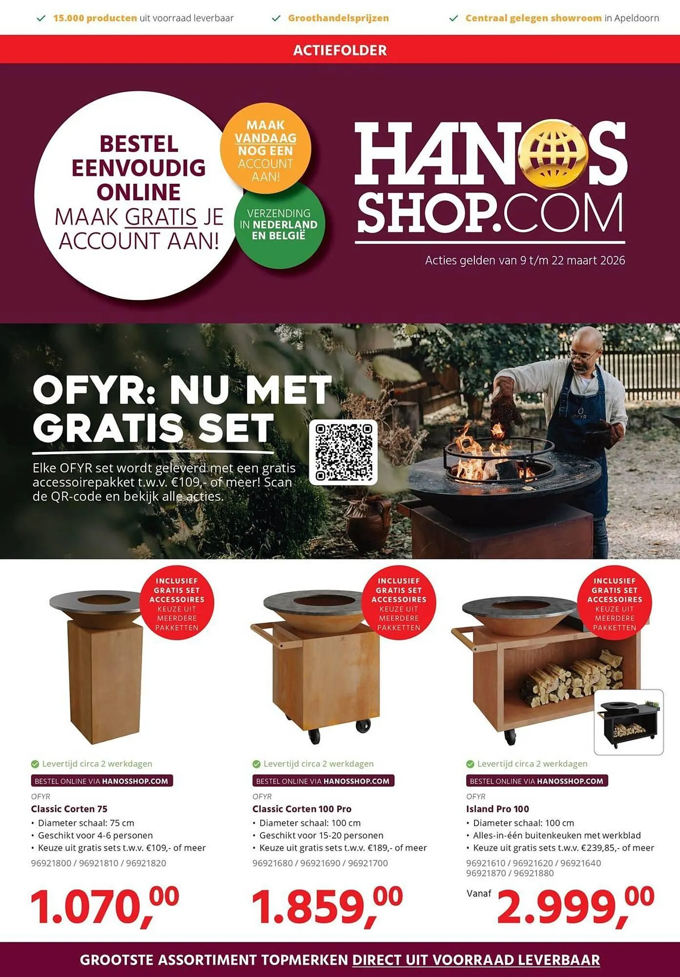 HANOS folder van 9 maart tot 22 maart 2026 - Folder pagina 1