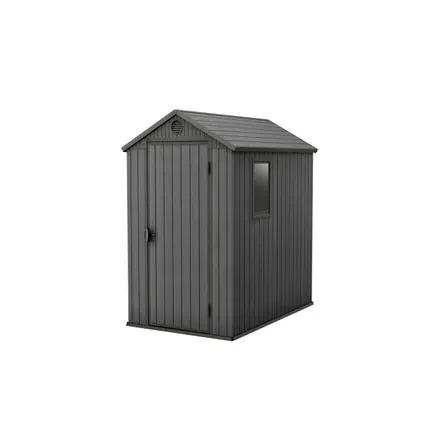 Keter Darwin 4x6 Tuinhuis - 125,8x184,5x205cm – Grijze Houtlook